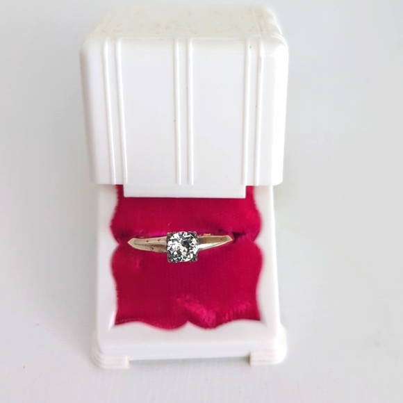 Ring in 10K Gold Filled Sterling Top Stamped Details Inside Band - Picture 1 of 17